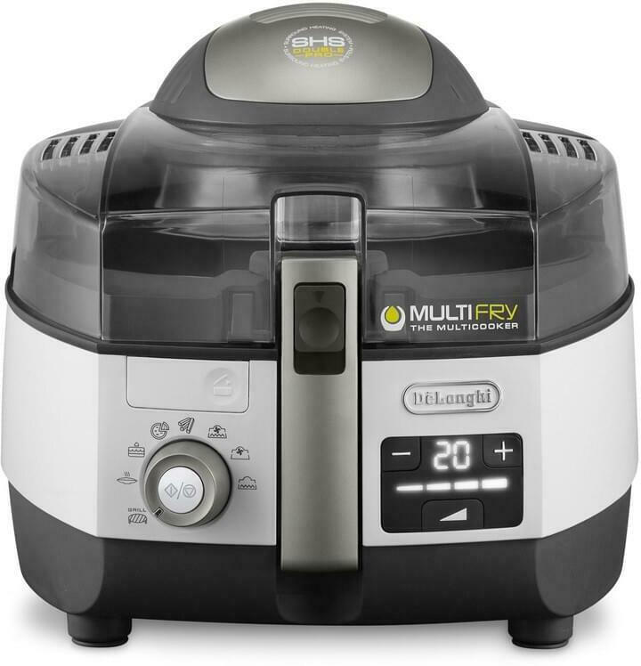 DeLonghi FH1396/1WH Extra Chef Plus Heißluft-Fritteuse & Multicooker