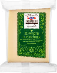 Fromage à pâte mi-dure Herbes des montagnes suisses Emmi, avec les meilleures herbes de montagne, 200 g