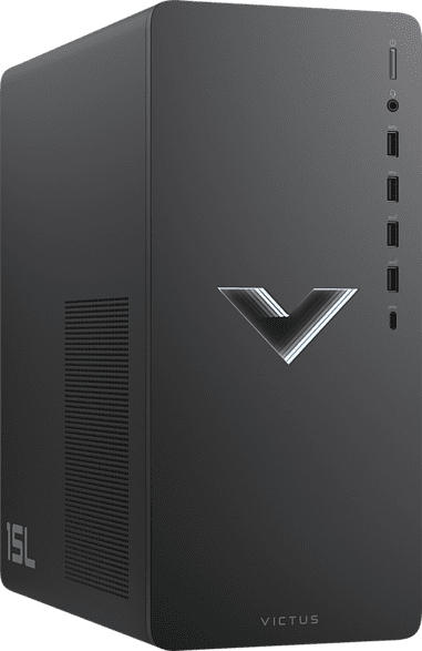 HP Gaming PC Victus TG02-0902ng, AMD R7-5700G, 16GB RAM, 1TB SSD, RTX3060 Ti, Win11, Mica Silver