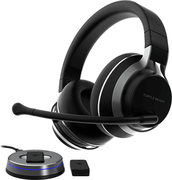 Turtle Beach Stealth™Pro Drahtloses Multiplattform-Gaming Headset mit Geräuschunterdrückung für PlayStation® (Schwarz); Gaming-Headset