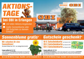 Aktionstage bei OBI in Erlangen
