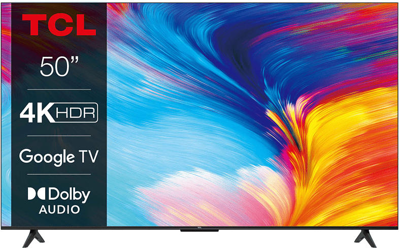TCL 50P635 (LED-Fernseher, 126 cm/ 50 Zoll, 4K UHD, Android TV, Google Smart-TV, HDR10, Metallgehäuse); LED TV mit 5 Jahre Geräteschutz