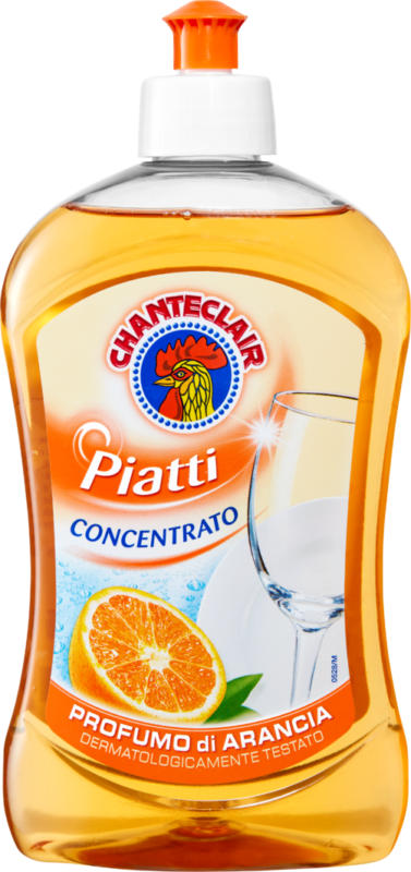 Liquido Piatti Arancia Chanteclair, 500 ml