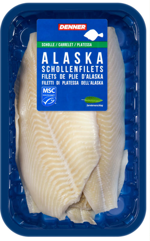 Denner Alaska Schollenfilets, Nordwestpazifik, 300 g