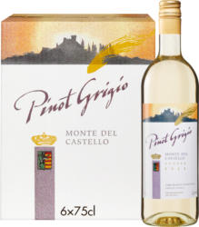 Monte del Castello Pinot Grigio, Ungarn, Tafelwein, 2022, 6 x 75 cl