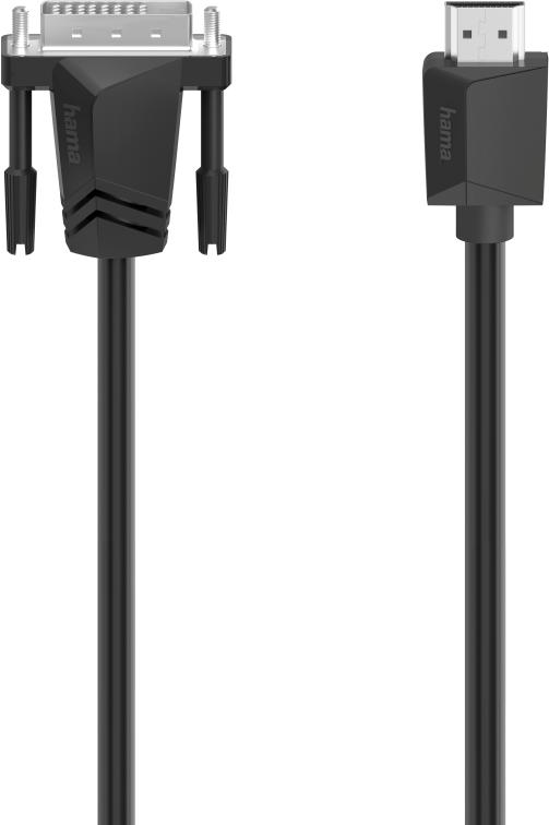 Cablu Hama 200715, HDMI-DVI, 1.5 M, 4k, Negru