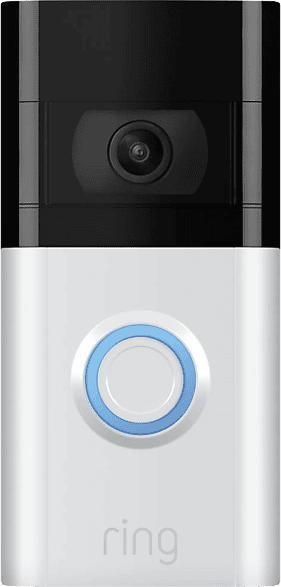 ring Video Doorbell 3 - Türklingel, FHD, 5GHz WLAN, Bewegungserkennung, Nachtsicht, Nickel matt