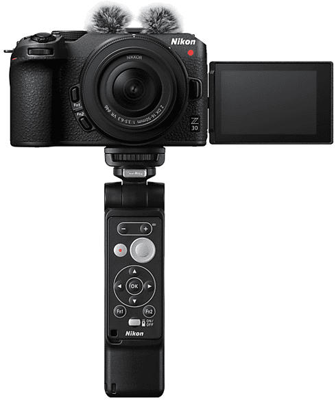 Nikon Z 30 Systemkamera Vlogger Kit mit Objektiv DX 16-50mm f3.5-6.3 VR
