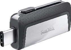 SanDisk 173339 Ultra Dual USB Drive 128GB, USB-C 3.1, 150 MB/s; USB Stick