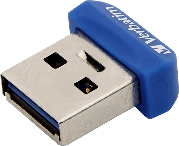 Verbatim 32GB Store 'n' Stay NANO USB-Stick, USB-A 3.2 Gen1, R80/W25, Blau
