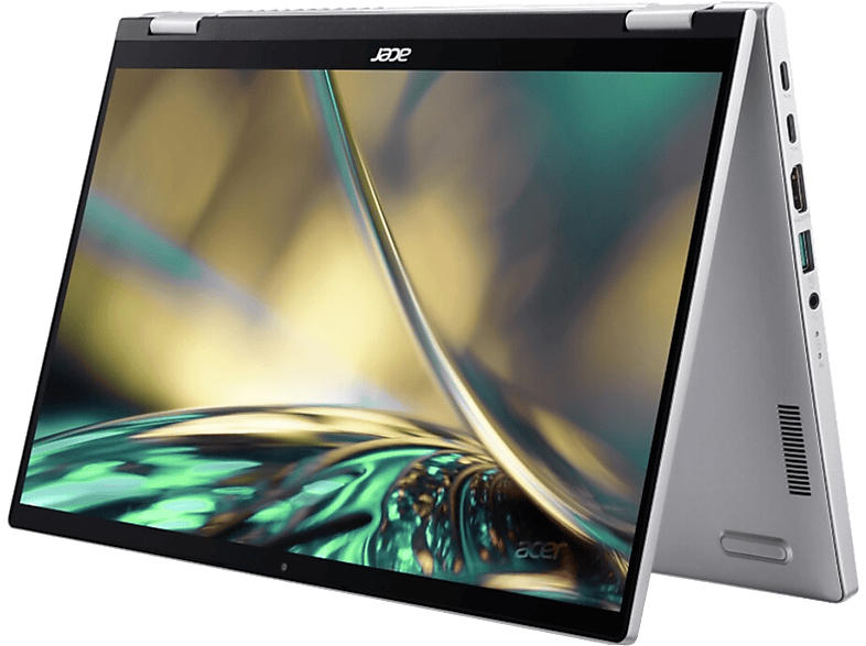 Acer Convertible Spin 3 SP314-55N-75TK, i7-1255U, 16GB RAM, 1TB SSD, 14 Zoll Touch FHD, Win11, Pure Silver