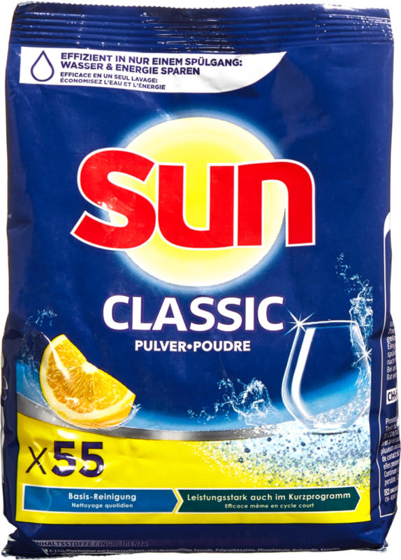 Sun Produits pour lave-vaisselle Poudre 1.05, 1,05 kg