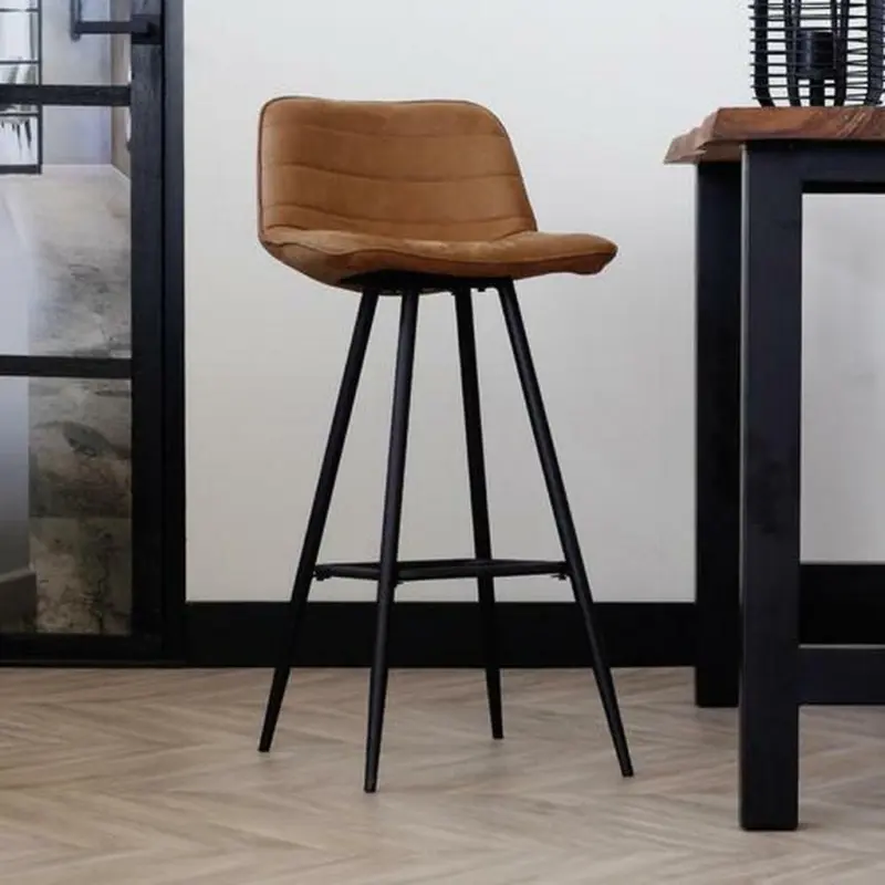 Barhocker-Set in Cognac