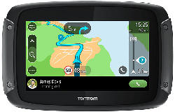 TOM Motorrad Navi Rider 500 (4,3 Zoll, Karten-Updates Europa, Motorrad-Halterung); Navigationsgerät