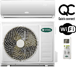Be Cool BC12SK2101QW Split-Klimaanlage Weiß Energieeffizienzklasse: A++, Max. Raumgröße: 105 m³