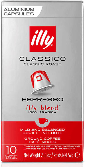 Illy Kaffeekapsel Classico (10 Stk., Kompatibles System: Nespresso); Kaffeekapseln (für Nespresso®) 10 Stück