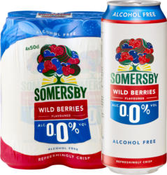 Somersby Wild Berries, alkoholfrei, 4 x 50 cl