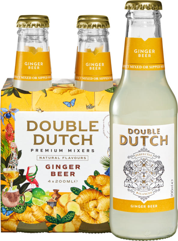 Double Dutch Ginger Beer, 4 x 20 cl