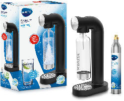Brita sodaONE Wassersprudler mit 1 Flasche, CO² Zylinder inklusive: Ja , Schwarz