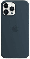 Apple Silikon Case mit MagSafe in Abyssblau für iPhone 13 Pro Max; Schutzhülle