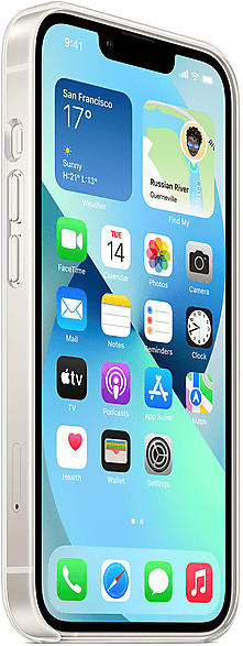 Apple Clear Case mit MagSafe für iPhone 13; Schutzhülle
