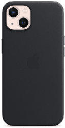 Apple Leder Case mit MagSafe in Mitternacht für iPhone 13; Schutzhülle