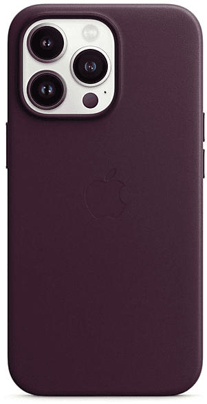 Apple Leder Case mit MagSafe in Dunkelkirsch für iPhone 13 Pro; Schutzhülle