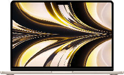 Apple MacBook Air 13 Zoll, M2 Chip 8-Core und 10-Core GPU, 8GB RAM, 512 SSD, Polarstern (MLY23D/A); Notebook