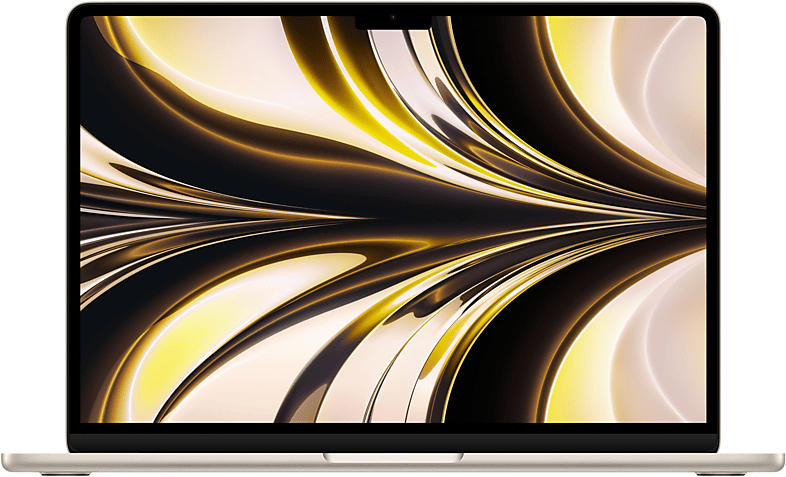 Apple MacBook Air 13 Zoll, M2 Chip 8-Core und GPU, 8GB RAM, 256 SSD, Polarstern (MLY13D/A); Notebook