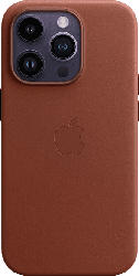 Apple Leder Case mit MagSafe für iPhone 14 Pro, Umbra; Schutzhülle