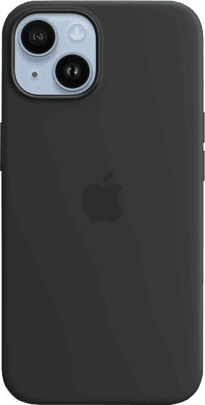 Apple Silikon Case mit MagSafe für iPhone 14, Mitternacht; Schutzhülle