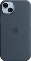 Apple Silikon Case mit MagSafe für iPhone 14 Plus, Sturmblau; Schutzhülle