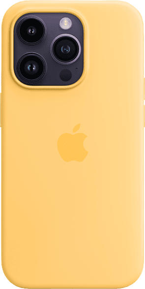 Apple Silikon Case mit MagSafe für iPhone 14 Pro, Sonnenlicht; Schutzhülle