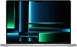 Apple MacBook Pro 16 Zoll, M2 Chip 12-Core und 19-Core GPU, 16GB RAM, 1TB SSD, Silber (MNWD3D/A); Notebook
