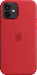 Apple Silikon Case mit MagSafe in (PRODUCT)RED für iPhone 12/12 Pro (MHL63ZM/A); Schutzhülle