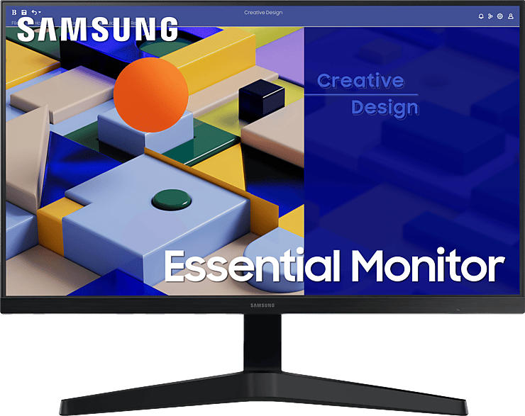 Samsung Essential Monitor LS27C310EAUXEN, FHD, 27 Zoll, 75Hz, 5ms, 250cd, IPS, Schwarz