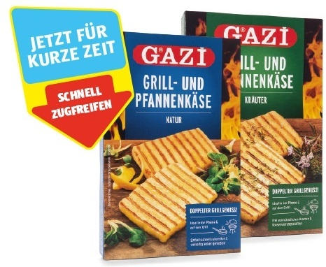 GAZI Grill- und Pfannenkäse, 200 g