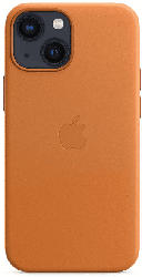 Apple Leder Case mit MagSafe in Goldbraun für iPhone 13 mini; Schutzhülle
