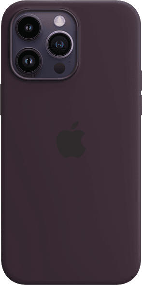 Apple Silikon Case mit MagSafe für iPhone 14 Pro Max, Holunder; Schutzhülle