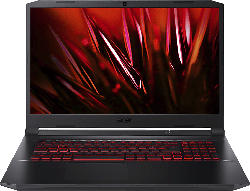Acer Gaming Notebook Nitro 5 AN517-54-57N2, i5-11400H, 16GB RAM, 512GB SSD, RTX 3050Ti, 17.3 Zoll FHD 144Hz, Win11, Schwarz/Rot
