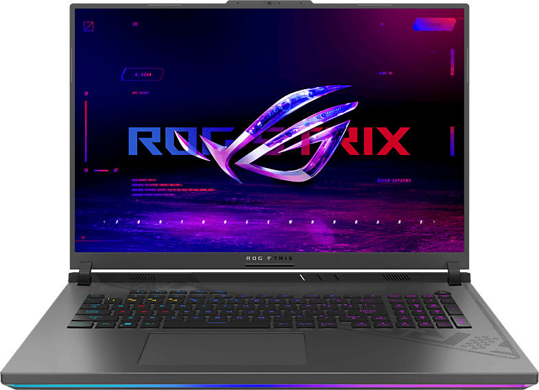 Asus Gaming Notebook ROG Strix G18 G814JV-N5004W, i9-13980HX, 32GB RAM, 1TB SSD, RTX 4060, 18 Zoll WUXGA 165Hz, Win11, Eclipse Gray