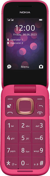 Nokia Mobiltelefon 2660 Flip, Pink