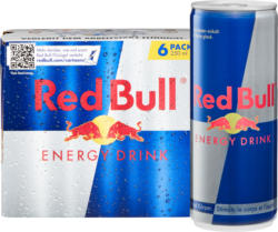 Red Bull Energy Drink, 6 x 25 cl