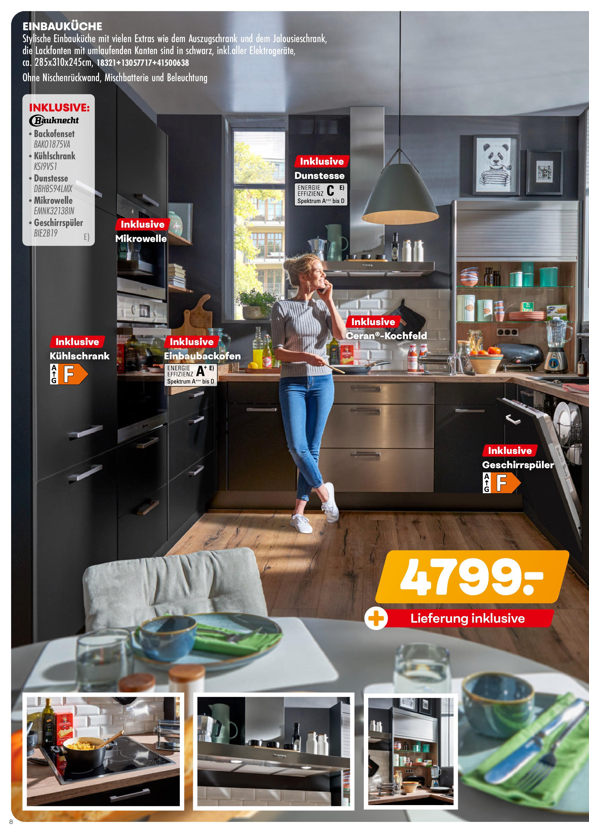 Möbel Kraft Prospekt (ab 08.08.2023) zum Blättern | Seite: 8 | Produkte: Kühlschrank, In ear kopfhörer, All in one pc, Einbauküche Möbel Kraft Prospekt (ab 08.08.2023) zum Blättern | Seite: 8 | Produkte: Kühlschrank, In ear kopfhörer, All in one pc, Einbauküche