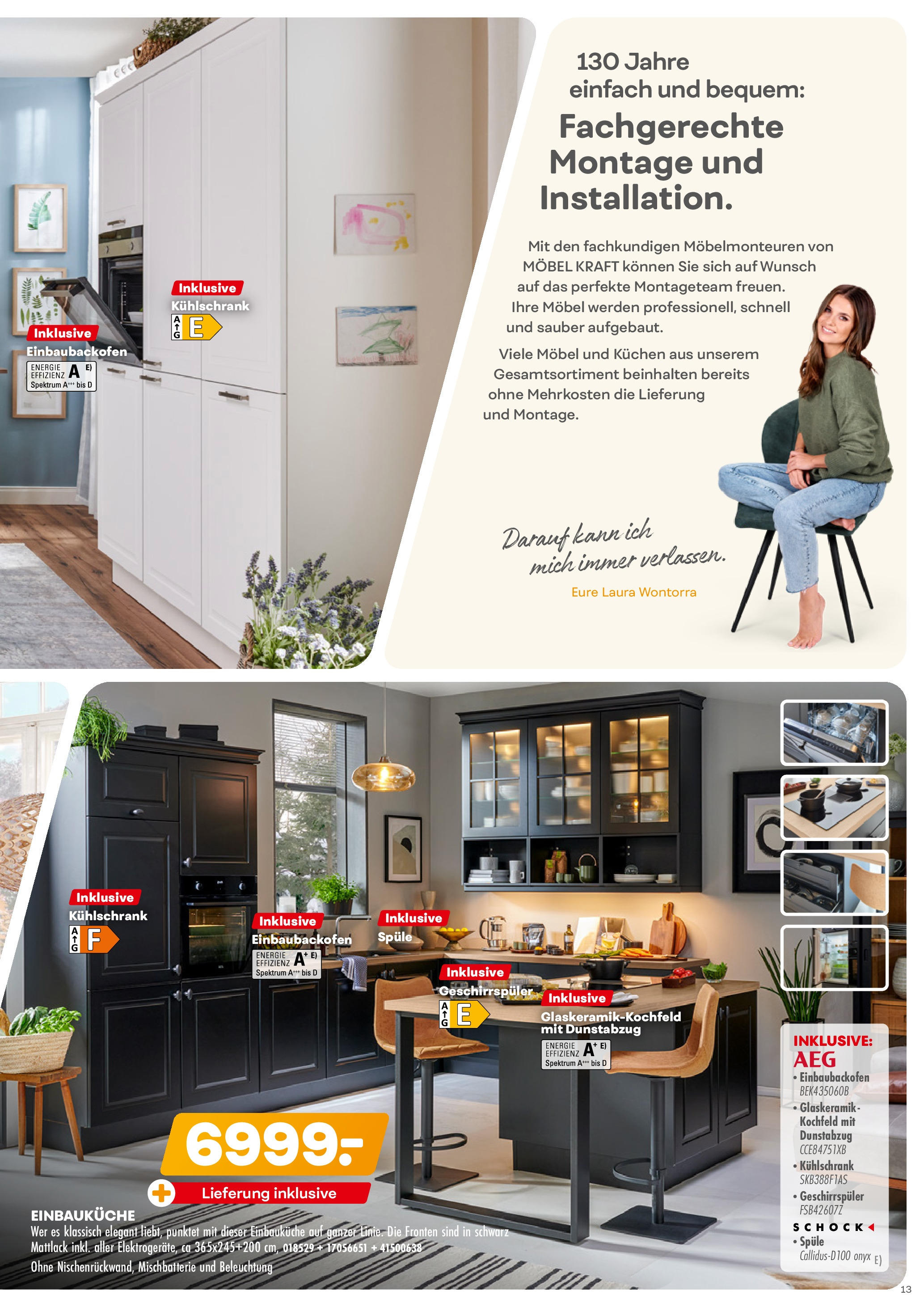 Möbel Kraft Prospekt (ab 08.08.2023) zum Blättern | Seite: 13 | Produkte: Kühlschrank, Kochfeld, Einbauküche, TV Möbel Möbel Kraft Prospekt (ab 08.08.2023) zum Blättern | Seite: 13 | Produkte: Kühlschrank, Kochfeld, Einbauküche, TV Möbel