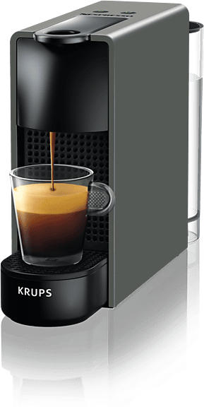 Krups XN 110B Essenza Mini Nespresso-Maschine Grau