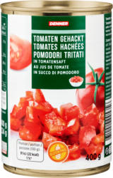 Denner Tomaten gehackt, in Tomatensaft, 400 g
