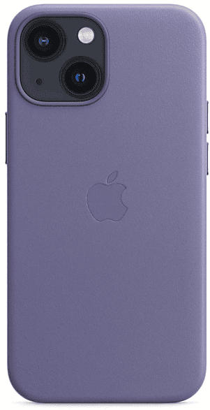 Apple Leder Case mit MagSafe in Wisteria für iPhone 13 mini; Schutzhülle