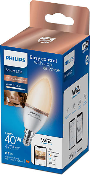 Philips Smarte LED Kerze C37 E14; Leuchtmittel
