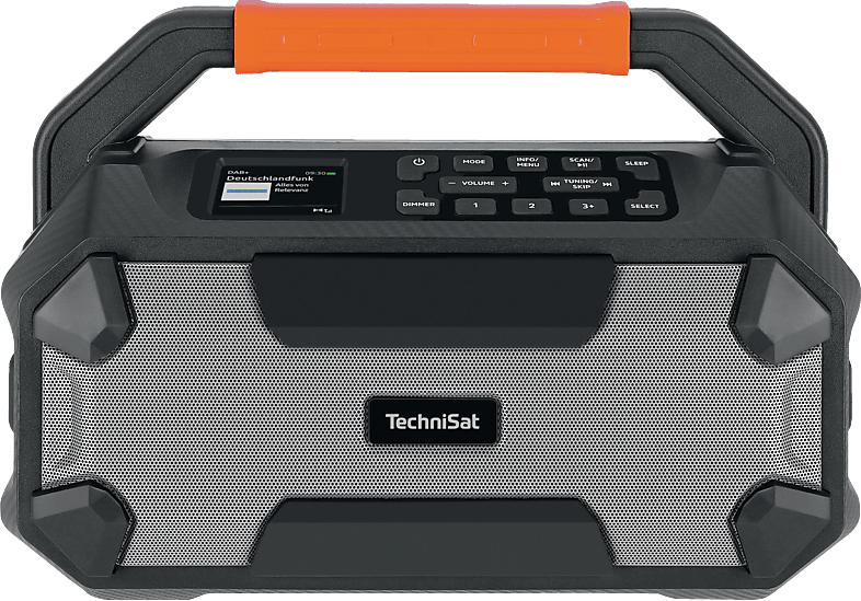Technisat Digitradio 231 OD, orange; Outdoor-Boombox